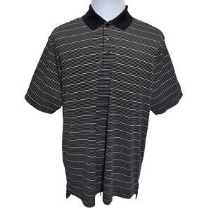 Adidas Golf NWT Stripes Short Sleeves Polo Shirt Men L